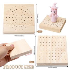 Keboyoe Pack of 4 Wooden Dart Holder Wooden Dart Stand Seat Darts Storage Dart Holder Made of Wood Darts Holder for Steel Darts, Soft Darts, Any Type of Storage of Darts