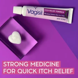 Vagisil Crema Calmante Femenina Anti Picazón Fuerza Max 28g