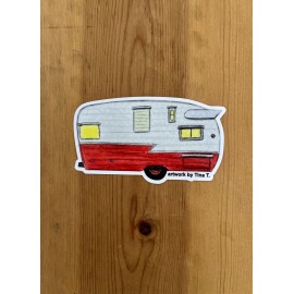 Shasta Trailer Decal Sticker Vintage Trailer