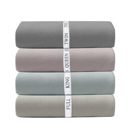 Bed Sheet Organizer Bands,Sheet Organizer and Storage for Linen Closet -Bed Sheet Bands for Organizing-Sheet Labels for Bedding,Elastic Bands for Sheets,Bedding Sheet Keepers Straps(Full 4PCs Pack)