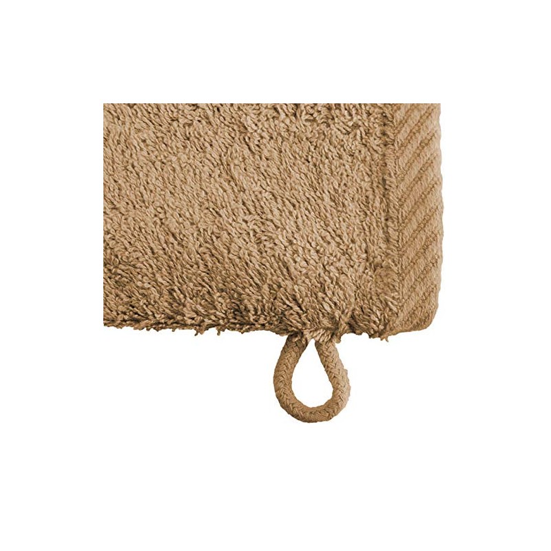 Lanudo® Pure Line Waschlappen Waschhandschuh, 6er Set, Reine Frottier Baumwolle,