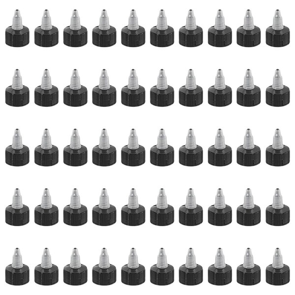 Tskcvy Twist Bottle Caps, 50Pcs 20-410 Squeeze Bottle Cap Replacement