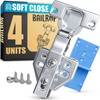 Softclose Hinges for Cabinet Doors - 35 mm Standard Size