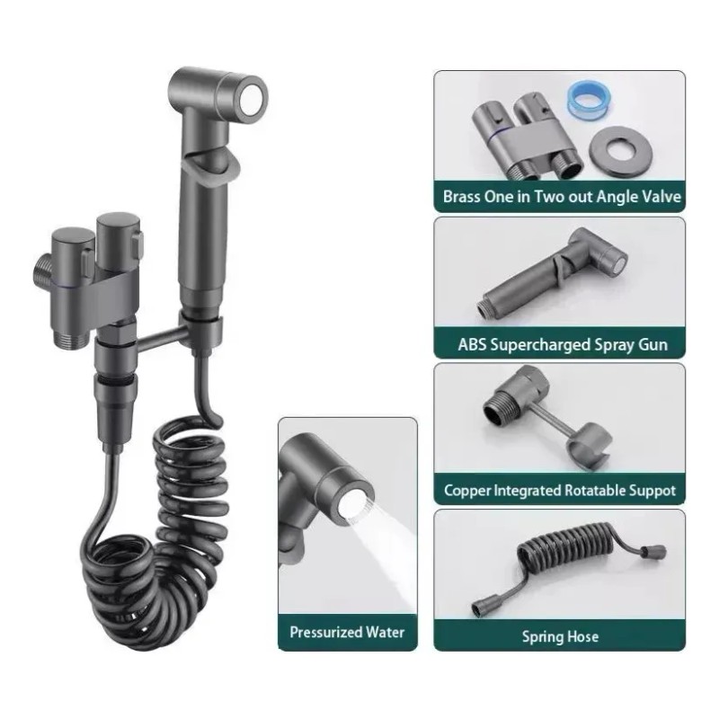 Llave De Doble Ángulo, Grifo De Inodoro De Doble Salida