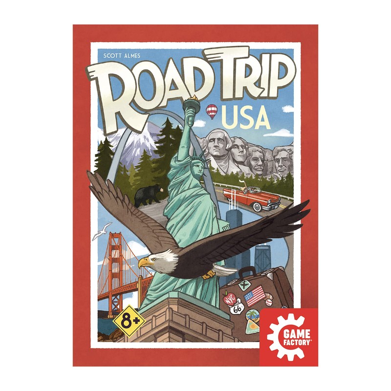 Game Factory 646318 Road Trip USA Card Game from 8