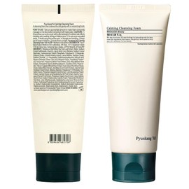 Pyunkang Yul Calming Cleansing Foam, Low pH Formula Facial Wash/Cleanser with Witch Hazel, AHA for oil control- Cica, Tea Tree Extract - Rapid Moisture replenishment 3.38 Fl.oz