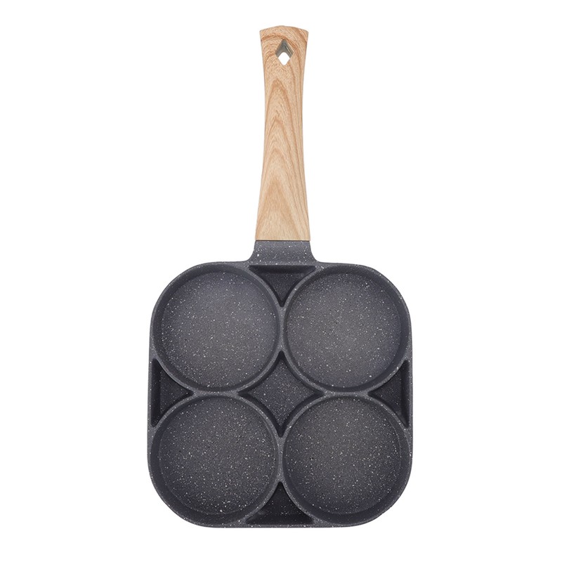 4 Hole Frying Pan Non Stick Heat Resisting Omelet Pan