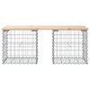 vidaXL Garden Bench Natural Wood Pine Wood Large Durable Garden