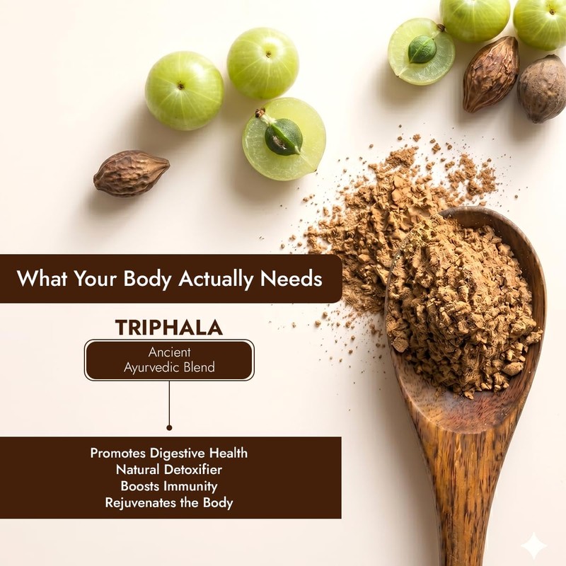 Kapiva Triphala Powder 397g | Ayurvedic Herbal Powder Blend |