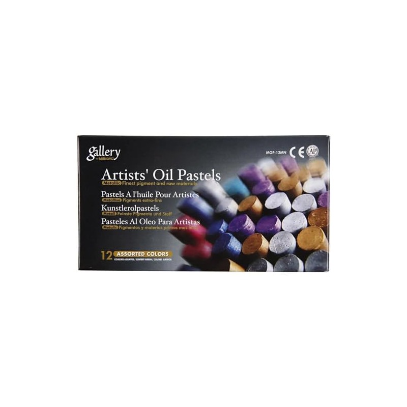 Creativ 38140 Gallery Oil Pastel - Metallic, thickness 11 mm,