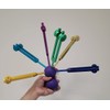 7 Tuning Fork Rubber Ball Holder Weighted or Unweighted Works
