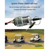 HUQUZN Ignition Starter Switch with Key Fits for Evolution Golf