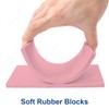 Falling in Art 4 x 6" Pink Rubber Carving Blocks,