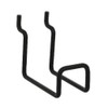 W Bar Hook for Perforated Boards, Black, 50 P25 [1