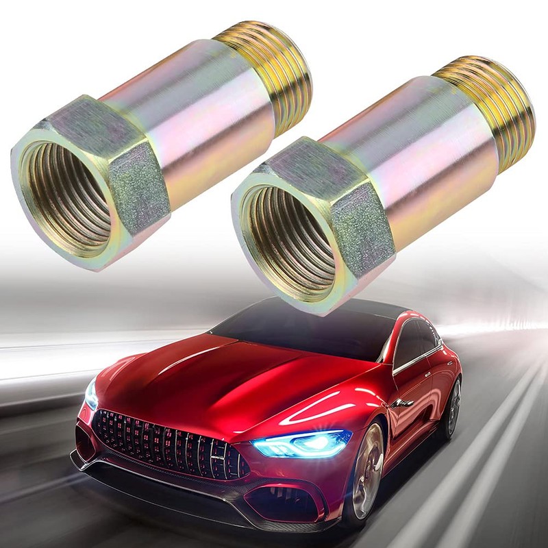 2pcs 45mm M18*1.5 O2 Oxygen Sensor Extender O2 Sensor Extension