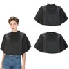 Tibapla 2Pcs Short Makeup Capes, Waterproof Nylon Barber Cape, Hair