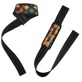Correas de elevación personalizadas de Star japonesas negras de 26 pulgadas, antideslizantes para levantamiento de pesas, gimnasio, peso muerto, accesorios de entrenamiento de acondicionamiento físico