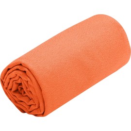Sea to Summit - Airlite Towel Travel Towel S - Towel - Microfibre - Absorbent & Quick Drying - Ultralight - Compact - Hiking - 40 x 80 cm - Outback Orange - 30 g