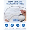 2 Pack Clear License Plate Protector for US Standard Plates,