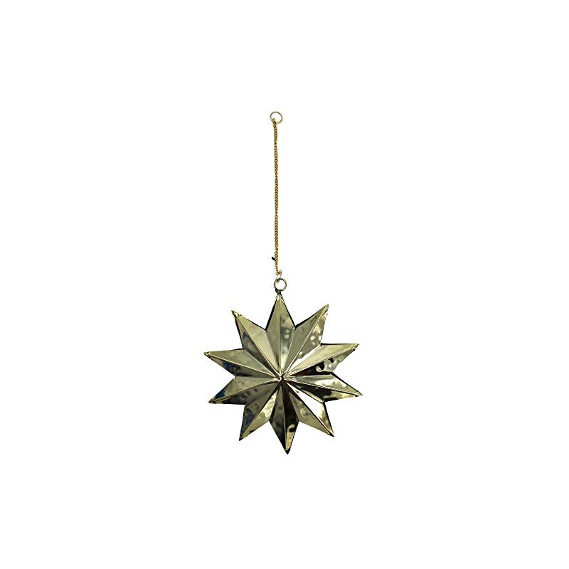 DARO DEKO Metal Star for Hanging Gold 1 Piece –