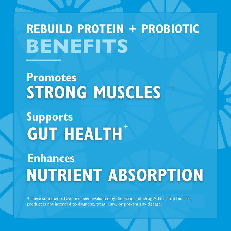 Celebrate Vitamins Rebuild Protein Powder with Probiotics & Prebiotics -