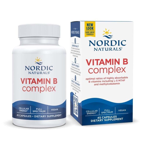 Nordic Naturals Vitamin B Complex - Optimal Ratio B Vitamins,