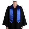 GradClassical Unisex Adult Plain Graduation Stole Sash 60" (Royal)