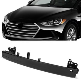 Factory Style front Bumper Reinforcement Impact Absorber Bar Compatible with Elantra 17-20, Black