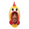 Máscara De Goma Pollo Chillón Divertido Halloween