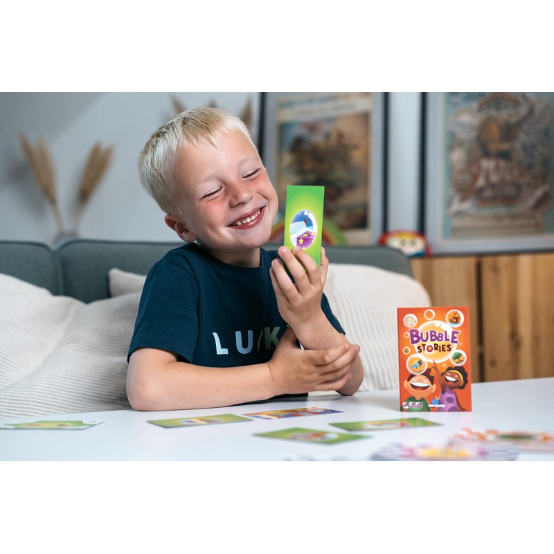 Blue Orange Histoire de Bubbles Multicolor