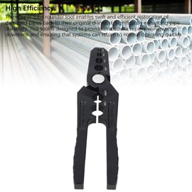 Xiugampo Copper Tube Bending Pliers, 6 Holes 1/4 3/8 1/2 5/8 3/4 7/8 Inch Aluminum Alloy Labor Saving Tubing Bender Pliers for Copper, PVC for Brake and Fuel Line Work