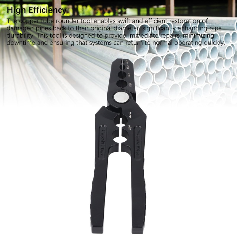 Xiugampo Copper Tube Bending Pliers, 6 Holes 1/4 3/8 1/2