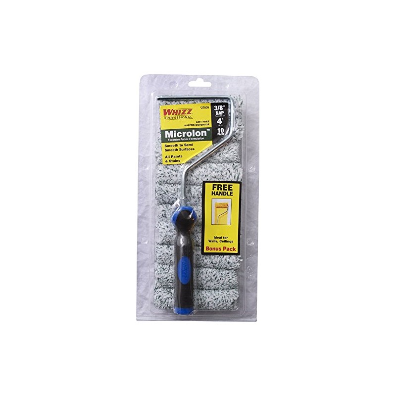 WHIZZ 27009F 4" X 3/8" Microlon Mini Roller Cover 10