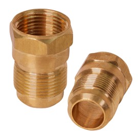 Highcraft G46-34-3 Flare x Female Adapter Pipe Fitting 3/4" Connections Brass, (Pack of 3)