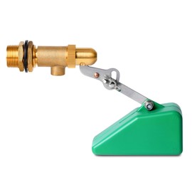 ZHEQOGZH Brass Float Valve 3/4 Inch Water Float Valves with Adjustable Arm, Livestock Water Tank Float Valve Switch Brass Float Ball Valve Shut Off Pool Auto Fill Valve for Automatic Waterer