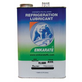 Nu-Calgon 4316-44 Emkarate RL68H Polyol Ester Refrigeration Lubricant, 1 quart, 300 SUS Viscosity