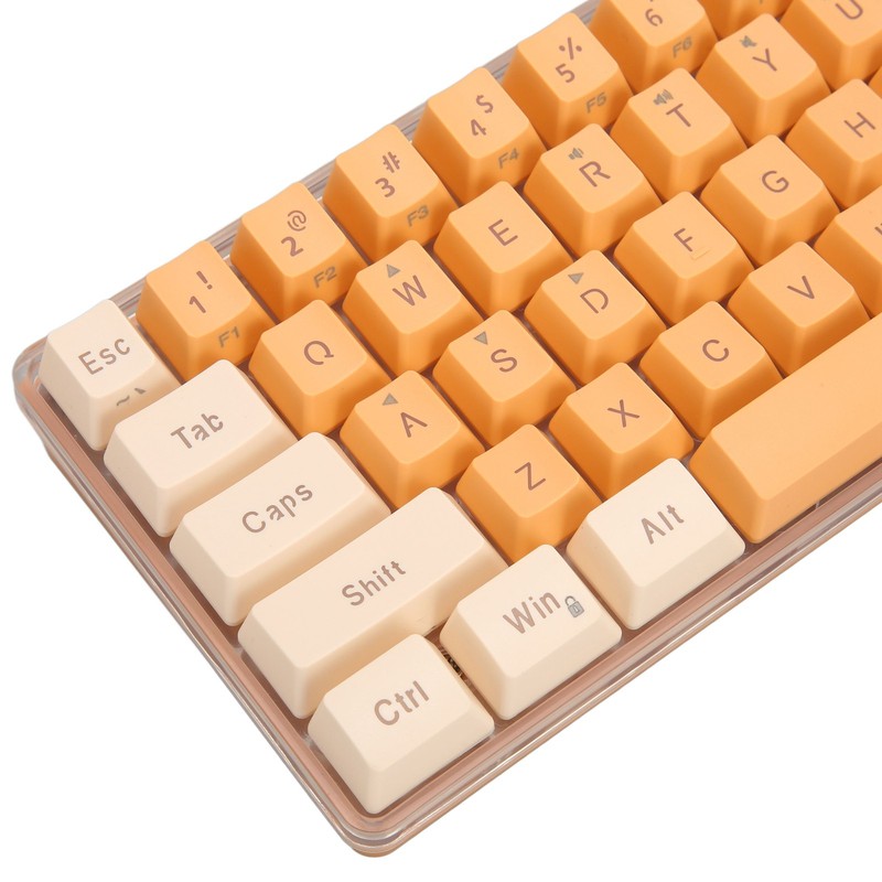 Gaming Keyboard USB 61 Keys Contrast Color RGB Light Key