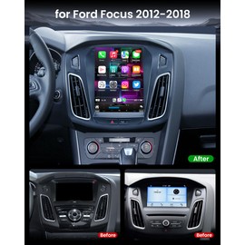 64G Car Stereo Radio for Ford Focus 2012-2018: 10.4" 1024 * 768 HD Touchscreen Head Unit Wireless Carplay Android Auto 1080P Backup Camera Mirror Link 5G WiFi GPS Bluetooth5.0 SWC FM/RDS