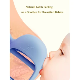 Smily Mia Baby Teething Toys for 0-6Months, Teethers for Babies 3-6Months | Penguin Teether | Hand Teether |Teething Mittens for Teething Relief, Baby Pacifier |New Born Essentials, Light Blue