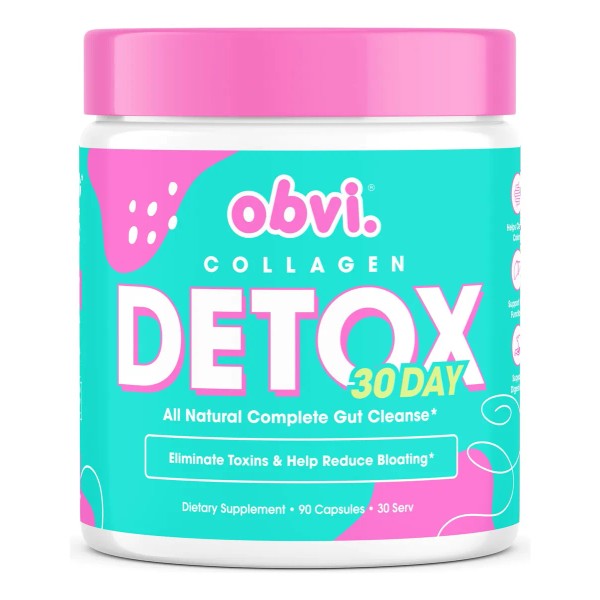 Obvi Detox Limpieza Colon 90 Cápsulas Paquete