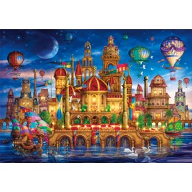 Clementoni 39778 Collection-Downtown-1000 Pieces-Adult Jigsaw Puzzles, Made in Italy, Multi-Coloured