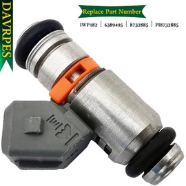 DAVRPES IWP182 Fuel Injectors Fuel Spray Nozzle 3 Holes Disc Engine For Piaggio Gilera Vespa PI8732885 GTS250 300 Replace#IWP-182｜6389495｜8732885