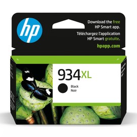 HP 934XL Black High-Yield Ink Cartridge | Works OfficeJet 6810; OfficeJet Pro 6230, 6830 Series | C2P23AN