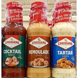Howard's Louisiana Sauces: Cocktail Sauce, Remoulade Sauce, Tartar Sauce (You Choose) - 1 Remoulade, 1 Tartar