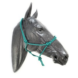 ARBO-INOX Knot Halter Simple without Lead Rope Special Offer (COB Full Blood, Green)