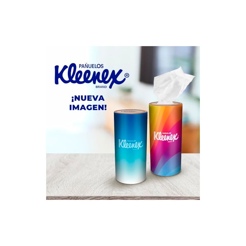 Kimberly-Clark Kleenex Pañuelos Faciales, Bote Con 50 Piezas De Doble