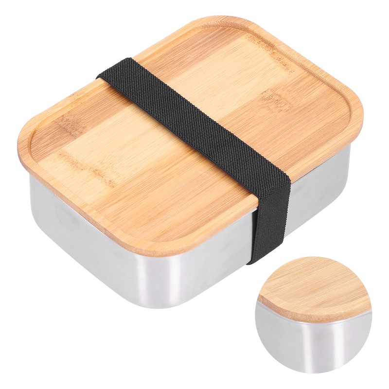 Bento Lunch Box 304 Stainless Steel Secure Bento Boxes with