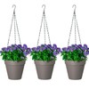 Melphoe Hanging Planter for Indoor Plants Self Watering, 8 Inch