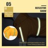 Patyelf Large Dog Raincoat 5XL, Reflective Dog Rain Coat, Waterproof