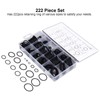 Rubber O Rings, O Ring Kit O Rings Rubber 222Pcs